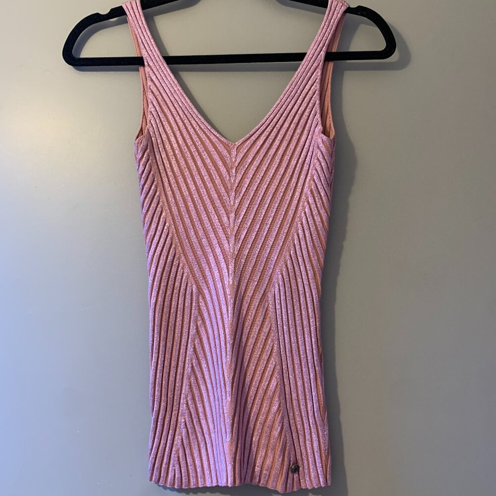 💗 Ted Baker London Ribbed Shimmer Knit Dress – Size 2 💗